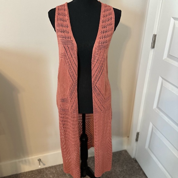 MORAL FIBER Duster Vest M - Picture 1 of 4